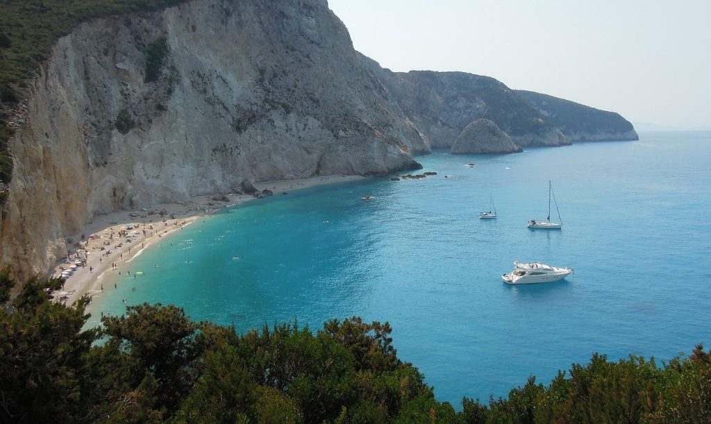 lefkada town, beach, nature, katciki