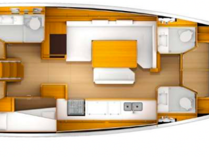 Jedrenje Sardinija jedrilica Jeanneau Sun Odyssey 519